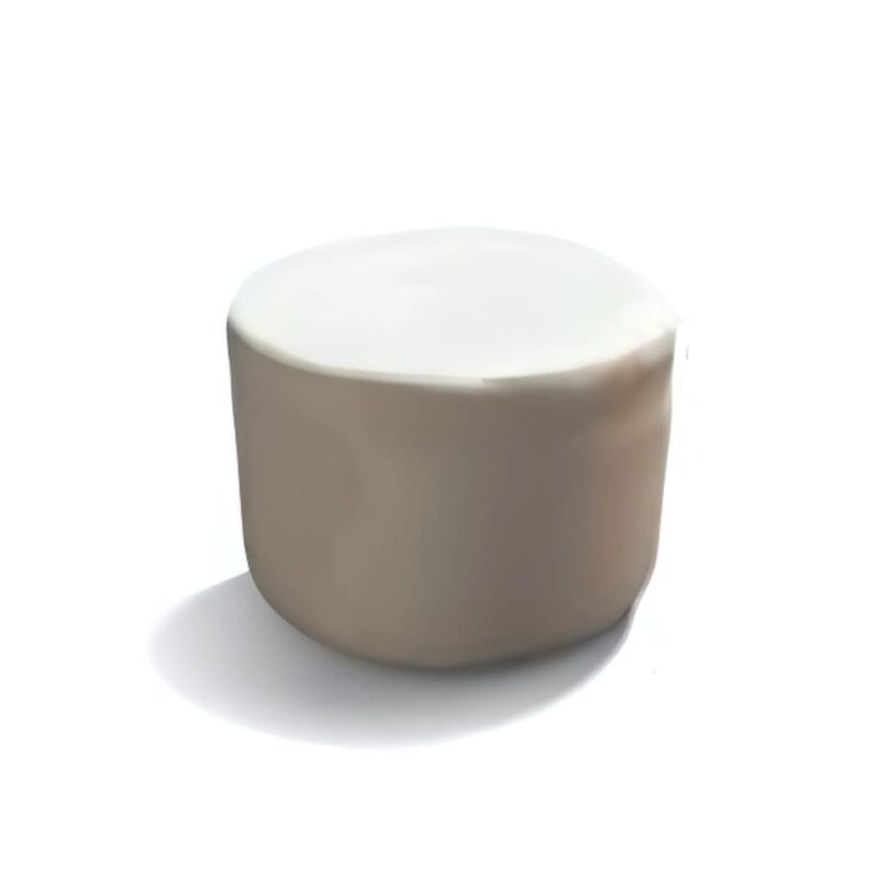 Ivory Ellagance Pouf