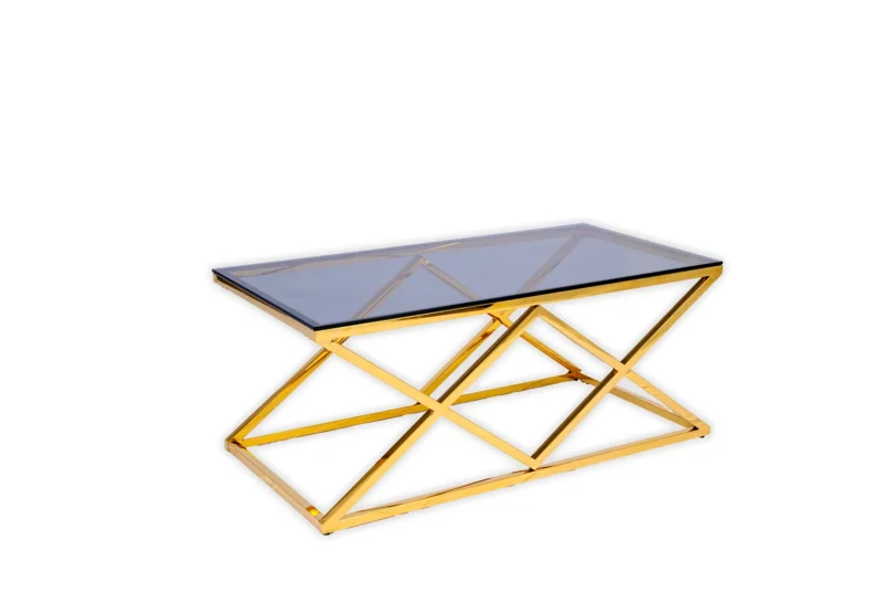 Golden latte coffee table - Image 1