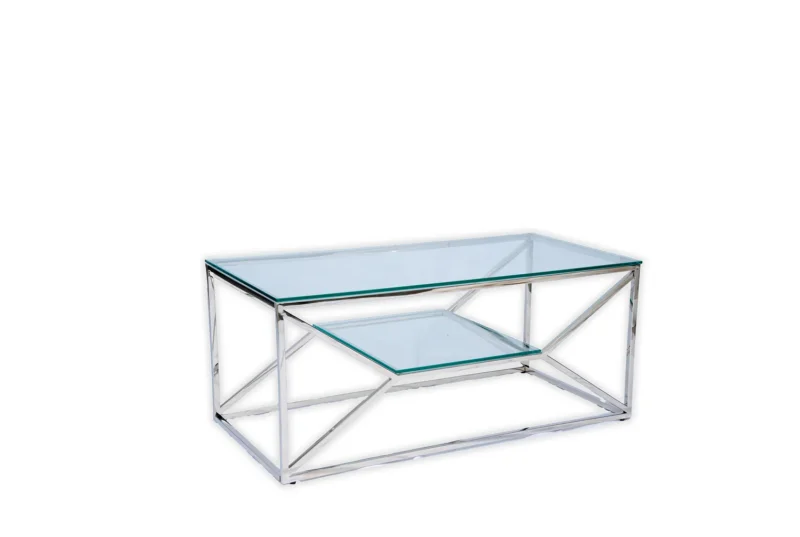 Silvery espresso coffee table - Image 2